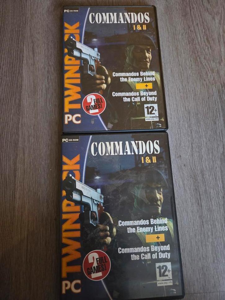 Commandos 1 & 2 PC Twin Pack - Klassieker!, Spelcomputers en Games, Games | Pc, Gebruikt, 1 speler, Vanaf 12 jaar, Ophalen of Verzenden