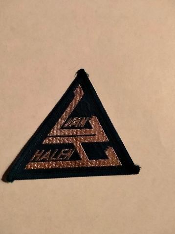 Van Halen David Lee Roth vintage driehoek metal muziek patch beschikbaar voor biedingen