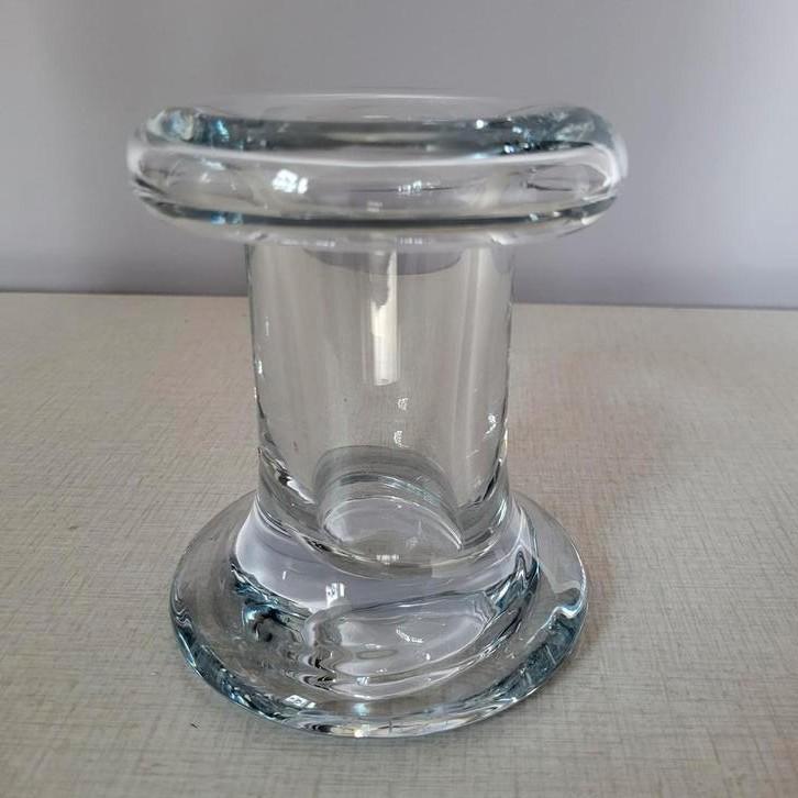 Riihimaen Lasi Tamara Aladin Finland dikke glazen vaas, Antiek en Kunst, Antiek | Glas en Kristal, Ophalen of Verzenden