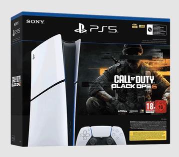 Playstation 5 Slim (PS5) + Call of Duty Black Ops 6 (Nieuw) beschikbaar voor biedingen