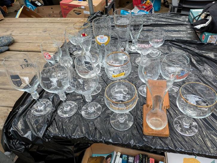 Meer dan 20 bierglazen (bekende merken), Verzamelen, Biermerken, Zo goed als nieuw, Glas of Glazen, Overige merken, Ophalen of Verzenden