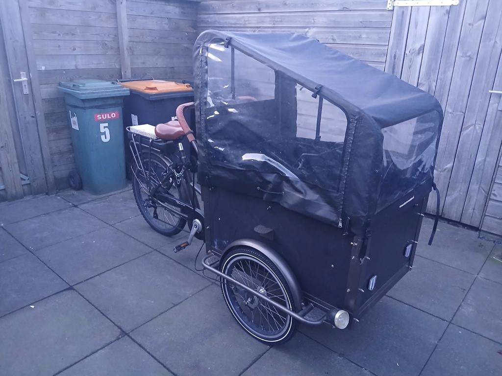 Te koop Elektrische bakfiets troy, Fietsen en Brommers, Fietsen | Bakfietsen, Zo goed als nieuw, Overige merken, 4 kinderen of meer