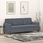 Driezitsbank - 180 - cm - fluweel - donkergrijs, Variato store, 150 tot 200 cm, 2441EA, Nieuw