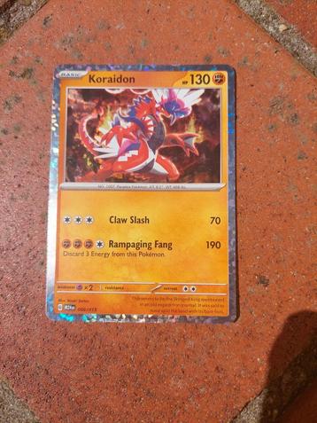 Koraidon 130 (pokemon)  beschikbaar voor biedingen