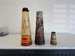 Diverse Conische olie blikken, Verzamelen, Gebruikt, ., ., .