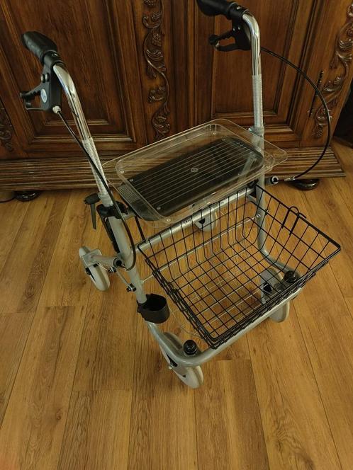 Verstelbare Opvouwbare Lichtgewicht Rollator, Diversen, Rollators, Zo goed als nieuw, Lichtgewicht, Opvouwbaar, Ophalen