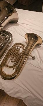 Tuba met koffer, Ophalen of Verzenden, Gebruikt