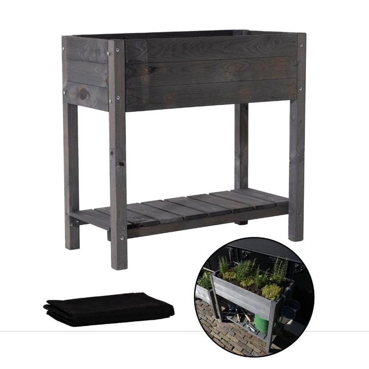 Kweekbak - Grijs - 80 x 40 x 78 Cm, Tuin en Terras, Kweekspullen, Zo goed als nieuw, Kweekbak, Ophalen