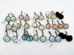 13 paar NIEUWE cabochon oorbellen – thema: natuur, Hangers, Overige kleuren, Nieuw, Ophalen of Verzenden