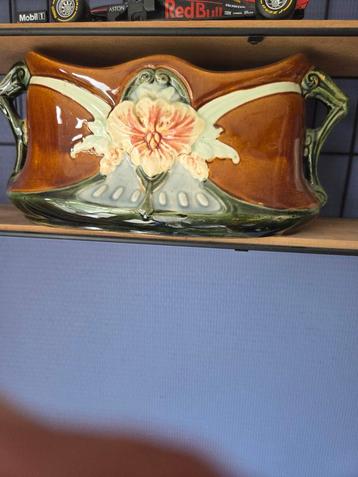 Art Nouveau Cachepot Plantenbak Keramiek beschikbaar voor biedingen