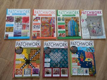 7x Patchwork Professional Tijdschrift beschikbaar voor biedingen