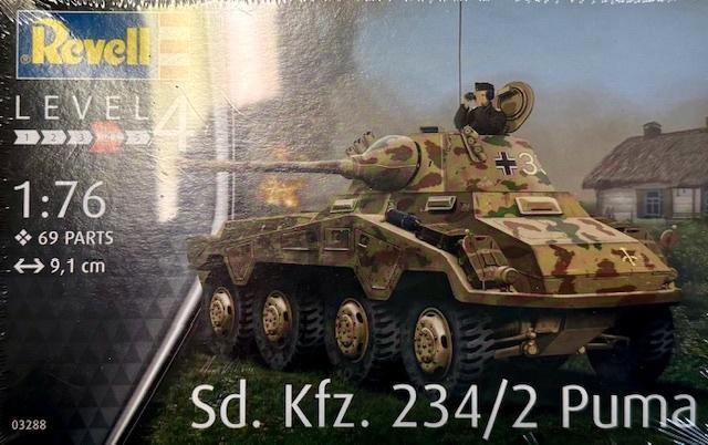 Coelianmodels, Revell 03288, Sd Kfz 234 Puma, 1/76, € 11,99, Hobby en Vrije tijd, Modelbouw | Auto's en Voertuigen, Nieuw, Tank
