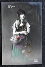 Mignon - Dame on the road met haar gitaar, Verzamelen, Verzenden, Voor 1920, Ongelopen, Muziek