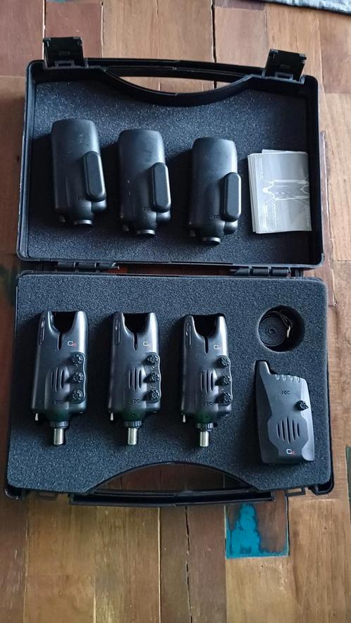JRC CX 3+1 beetmelderset/piepers, Watersport en Boten, Hengelsport | Karpervissen, Zo goed als nieuw, Complete set, Ophalen of Verzenden