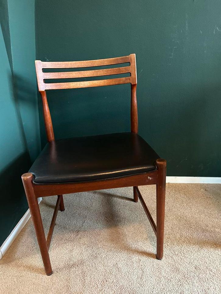 Vintage eetkamerstoel Severin Hansen, Bovenkamp, Huis en Inrichting, Stoelen, Zo goed als nieuw, Eén, Ophalen