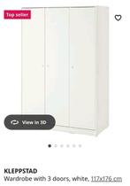 IKEA KLEPPSTAD kledingkast [BESCHIKBAAR], Huis en Inrichting, Kasten | Kledingkasten, Ophalen, Gebruikt, 100 tot 150 cm, 150 tot 200 cm