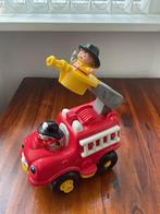 Brandweerauto met poppetjes en geluid van little people, Kinderen en Baby's, Speelgoed | Speelgoedvoertuigen, Ophalen, Gebruikt