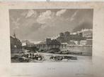Lyon, staalgravure 1850, Hildburghausen, 15,4 bij 9,7 cm., Ophalen of Verzenden