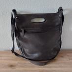 Bruine Saccoo tas, Bruin, Zo goed als nieuw, Leer, Ophalen