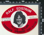 Sticker: Ralf Edstrom - Eindhoven, Verzamelen, Overige typen, Ophalen of Verzenden, Zo goed als nieuw