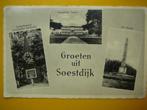 Soestdijk. Baarn.  Groeten uit Soestdijk 3 luik., Ophalen of Verzenden, 1920 tot 1940, Gelopen, Utrecht