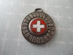 penning Augus Societe Suisse D'Assurances Generales Paris, Postzegels en Munten, Penningen en Medailles, Verzenden, Overige materialen