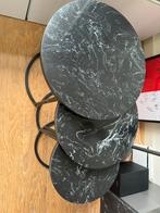 Bijzettafel Kwantum, Minder dan 55 cm, Metaal of Aluminium, Rond, Zo goed als nieuw