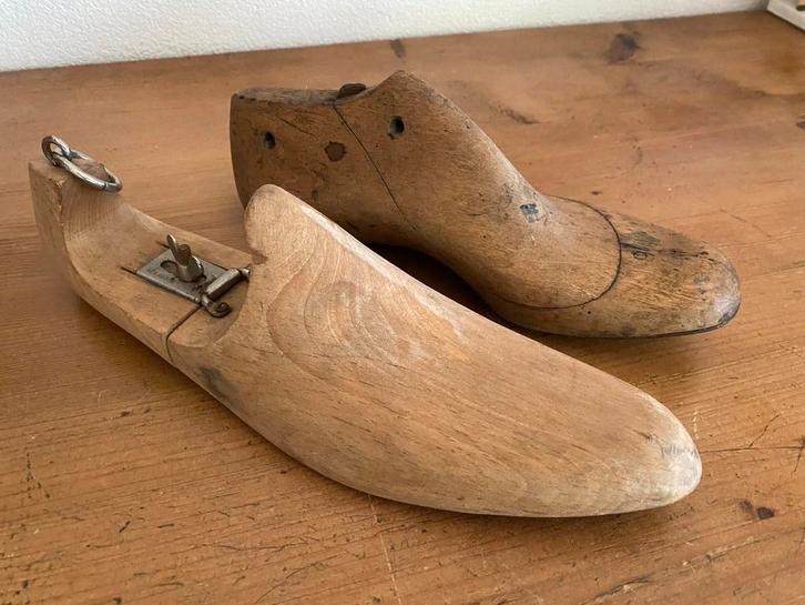 Houten schoenleesten - schoenmallen, Antiek en Kunst, Curiosa en Brocante, Ophalen of Verzenden