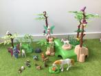 Playmobil elfen tuin met eenhoorns en veel diertjes, Complete set, Ophalen of Verzenden, Zo goed als nieuw