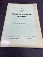 Technische gegevens Mercedes 190 B., Auto diversen, Handleidingen en Instructieboekjes, Ophalen of Verzenden