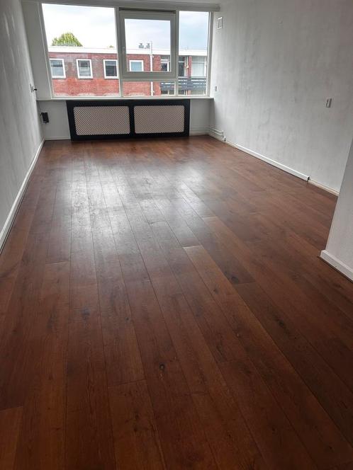 Eiken houten vloer + premium geluiddempende ondervloer, Doe-het-zelf en Verbouw, Vloerdelen en Plavuizen, Zo goed als nieuw, Parket