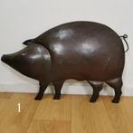 Metalen wanddecoratie, tuindecoratie tuin varken, Valkenswaard, Gebruikt, Info@flashbackfurniture.nl, Flashback Furniture