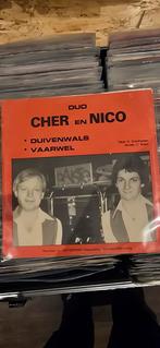Duo Cher en Nico - Duivenwals / Vaarwel 7", Ophalen, Gebruikt, 7 inch, Single
