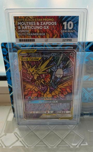 moltres & Zapdos & Articuno GX sm210 ACE10 beschikbaar voor biedingen