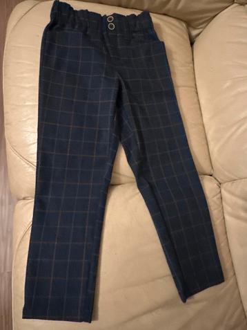 Bussonnière & Girls geruite broek – maat 128 (8 jaar beschikbaar voor biedingen