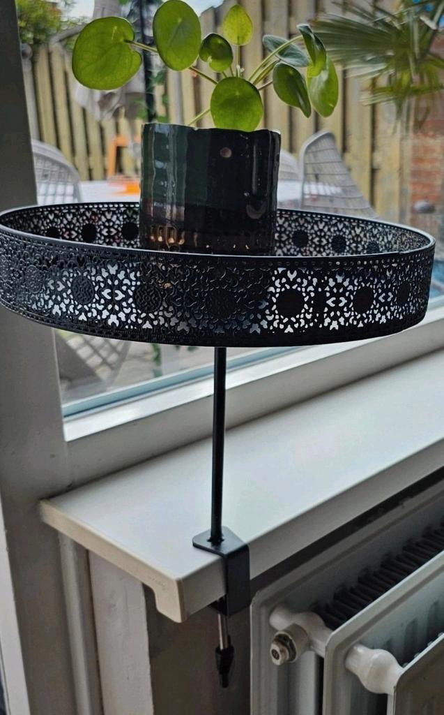 Dienblad / tray op schroef 30 cm, Huis en Inrichting, Woonaccessoires | Dienbladen, Nieuw, Metaal, Rond, Ophalen