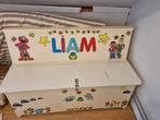 Leuke speelgoedkist met naam: Liam, Kinderen en Baby's, Kinderkamer | Tafels en Stoelen, Gebruikt, Ophalen