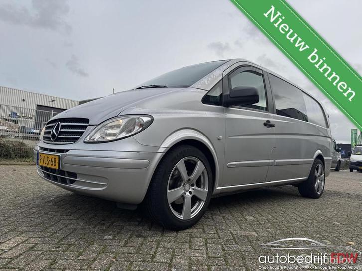 Mercedes Vito Bestel 109 CDI 320 NAP/DUBBEL CABINE/EXPORT/5P, Auto's, Bestelauto's, Bedrijf, Te koop, ABS, Airconditioning, Alarm