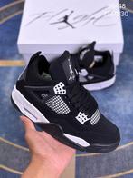 Nike Air Jordan 4 Retro "White Thunder", Kleding | Heren, Schoenen, Verzenden, Zwart, Nike, Nieuw