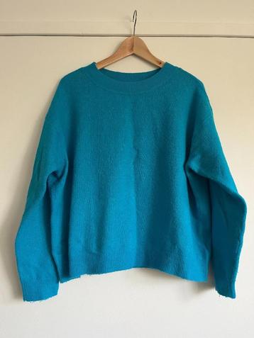 H&M trui maat M blauw wol beschikbaar voor biedingen