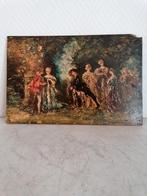 olie op paneel stijl monticelli 19e eeuw, Antiek en Kunst, Kunst | Schilderijen | Klassiek, Ophalen of Verzenden