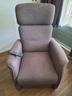 Electrische sta-op-stoel te koop, Huis en Inrichting, Fauteuils, Ophalen, Gebruikt, Minder dan 75 cm, Stof