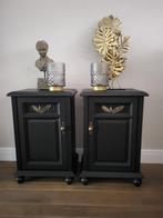 2  chique eyecatcher nachtkastjes uniek gedecoreerd, Huis en Inrichting, Ophalen, Minder dan 45 cm, Nieuw, 55 tot 70 cm