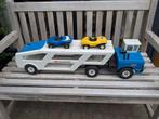 Tonka Migthy Car Carrier, Jeep en kiepwagen in goede staat, Ophalen, Gebruikt
