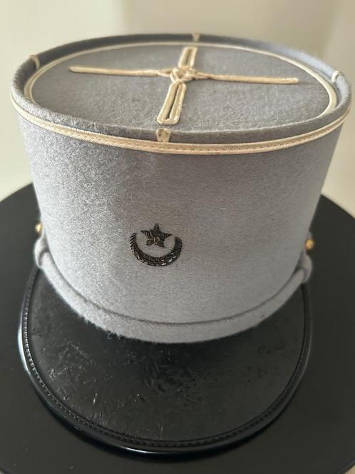 Zeldzame Franse Kepi – Troupes Sahariennes (vóór 1962) – Fél, Verzamelen, Militaria | Tweede Wereldoorlog, Landmacht, Helm of Baret