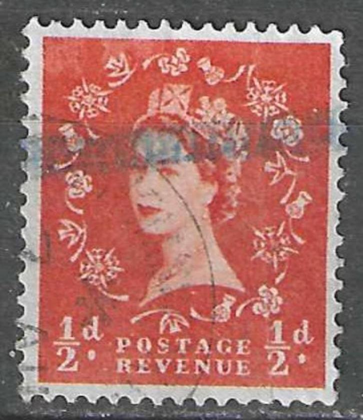 Groot-Brittannie 1952/1954 - Yvert 262 - Elisabeth II  (ST), Postzegels en Munten, Postzegels | Europa | UK, Gestempeld, Verzenden