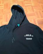 In Gold We Trust Hoodie - Donkerblauw - Maat L, Ophalen of Verzenden, Zo goed als nieuw, Maat 52/54 (L), Blauw