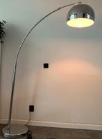 Vloer/schermerlamp met dimmer, 150 tot 200 cm, Gebruikt, Metaal, Ophalen