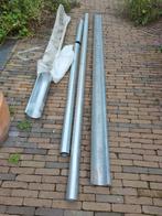Zinken regen goot, regenpijp, Doe-het-zelf en Verbouw, Buizen en Afvoer, Ophalen, Nieuw, Zink, 80 mm of meer