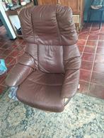 Lederen fauteuil Stressless, Ophalen, Gebruikt, Minder dan 75 cm, Leer